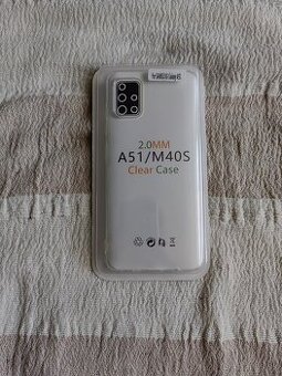 Obal zadný na Samsung a51 priesvitný