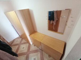 Predám skrine IKEA + komoda Malm 2x