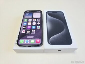 Apple iPhone 15PRO 256GB Black titanium Top stav