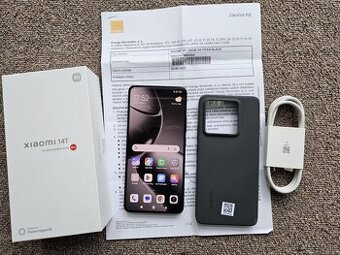 Xiaomi 14T 12GB / 256GB, Titan Black,top ako novy,zaruka