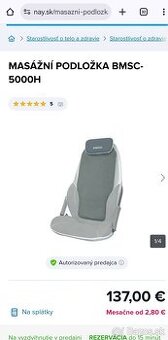 Masážna podložka Homedics BMSC-5000H