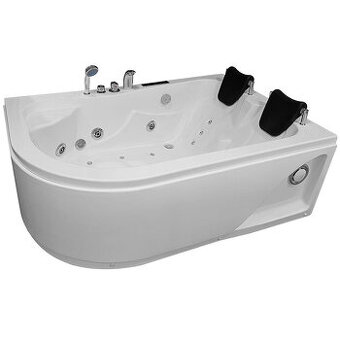 M-SPA - 0205 Pravá kúpeľňová vaňa s hydromasážou 170 x 115 x