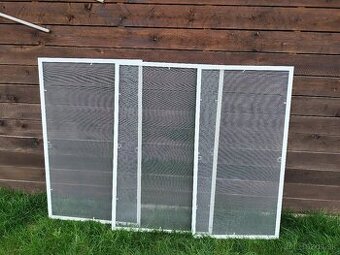 Sieťky na okná 3 ks v bielej farbe