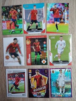Španielsko - futbalové kartičky