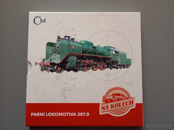 Strieborná minca Na kolesách - Parná lokomotíva 387.0 Mikádo