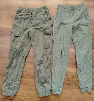 Cargo nohavice H&M, veľ. 164, 2 ks