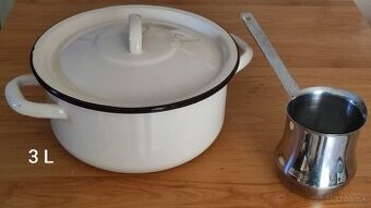 Hrnce, Taniere, Kastroly, Smaltovanú panvicu, Misa, Džezva,