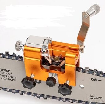 Nová ručná brúska na reťaze motorových píl.