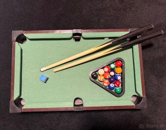 Detský drevený biliard
