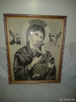 Retro obrazy, vešiak vintage