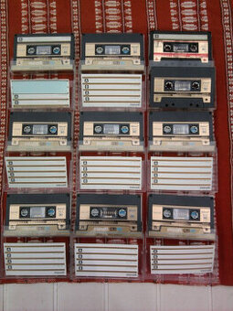 Staré AUDIOKAZETY Chrómky (TUZEX 80té roky)