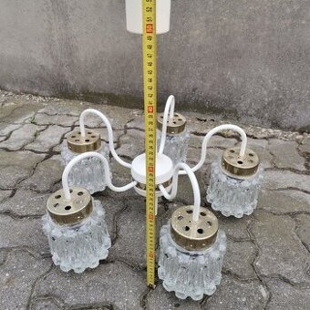 Retro luster lampa Kamenicky Senov 1970 Vintage