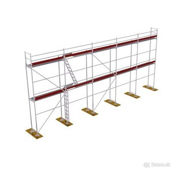 Fasádne Lešenie 100m2 - nové - Doprava v cene