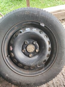 Disky 5x112 + zimné pneu 195/65 R15 - 1