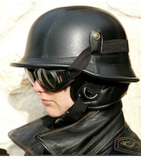 Predám RETRO helma, prilba čierna nemecká, replika