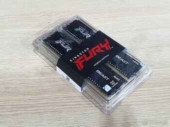 NOVÉ RAM Kingston Fury Beast DDR4 4x8 32GB 3200 MHz CL16