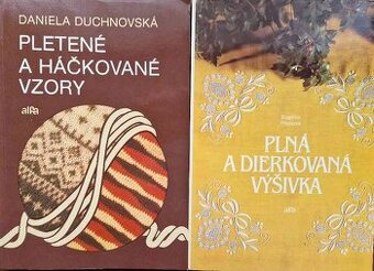 Knihy Pletenie, Háčkovani, Dierkovaná výšivka