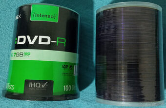 čisté DVD médiá