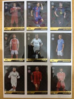 Black Edge topps match attax 2024/25 kartičky set BE1 -BE9