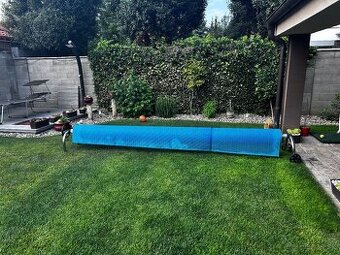 Solárna plachta pre bazén 7x3,5 m