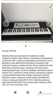 Yamaha YPT 255 - 1