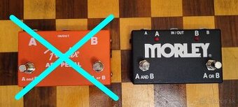 Predám nožné prepínače Fender a Morley