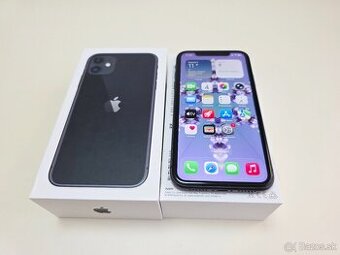APPLE IPHONE 11 128GB BLACK ,ZDRAVIE BATERKY 100%