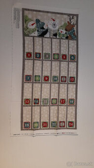 Patchwork adventný kalendár