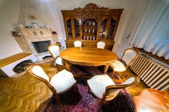 Elegantná duša minulosti luxusná rustikálno-baroková jedáleň