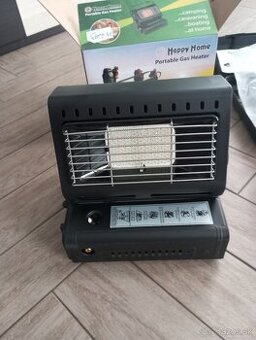 Nový turistický plynový ohrievač+varič na plynové kartuše aj