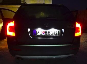 LED OSVETLENIE ŠPZ EVČ ZNAČKY