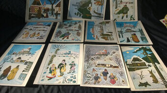 Josef Lada -staré pohľadnice