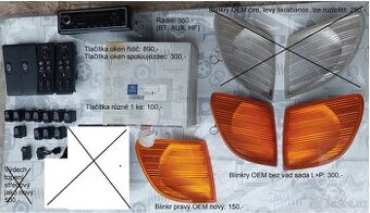 W638 VITO:Blinkry/Stínítka/Zámky/Svazky dveř/Lampy