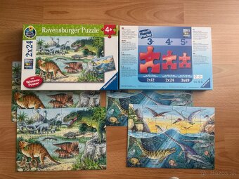 Ravensburger puzzle Svet Dinosaurov - 2x24