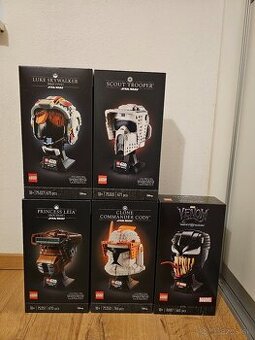 LEGO Star Wars a Marvel helmy NOVÉ