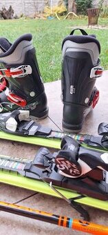 Predám detské lyže, palice,topánky komplet spolu