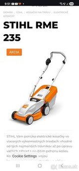 Nová nepoužitá kosačka