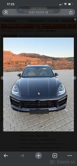 Kupim Porsche cayenne od r.v. 2018 benzín alebo benzín/elek.