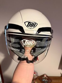Helma THH biela nová veľkost L 59-60cm