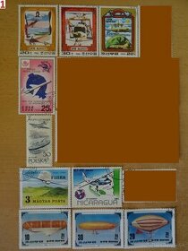 Nádherné poštové známky LIETADLÁ