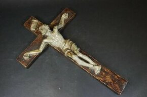 Predám starý kríž glazúrovaná kamenina 61cm Sl. Joris Beesel