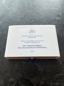 M.R.Štefánik - SADA NBS 10 + 2 euro 2019