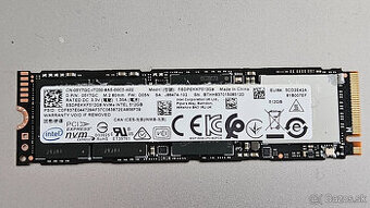 SSD NVMe disk Intel 512 GB SSDPEKKF512G8