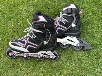 DÁMSKE INLINE KORČULE ROLLERBLADE VEĽKOSŤ 39 TOP STAV