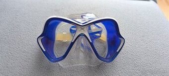 potapacska maska Mares X-VISION modra biela