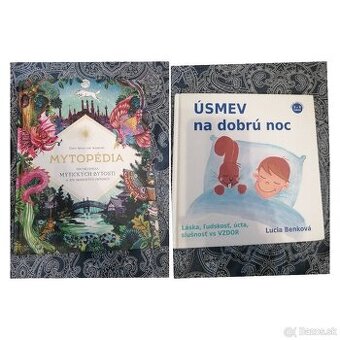 Predám knihy Mytopedia a Úsmev na dobrú noc