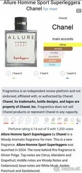 Chanel Allure Homme Sport Superleggera parfém