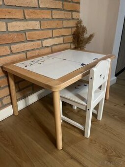 REZERVOVANE_Detsky stol IKEA Flisat so stolickou Sundvik - 1