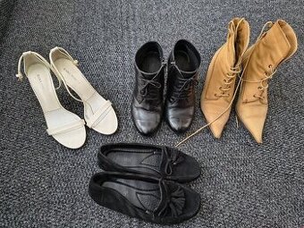 Topanky, kotnikove cizmy, sandale, mokasiny