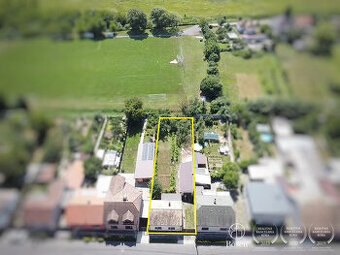 BOSEN | 2 izbový, rodinný dom s garážou, Fiľakovo, 630m2.